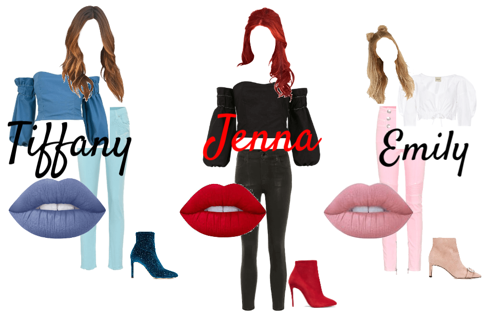 Jenna, Tiffany, and Emily everyday outfit