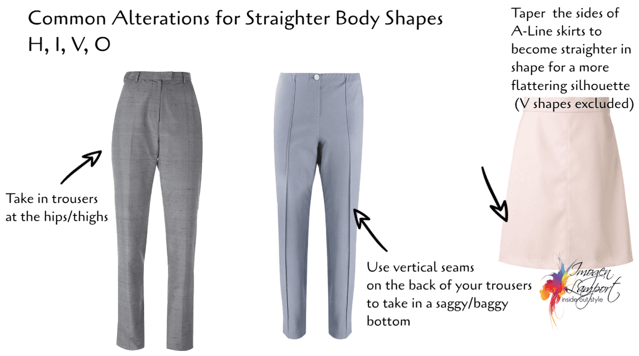 alterations for straight body shapes