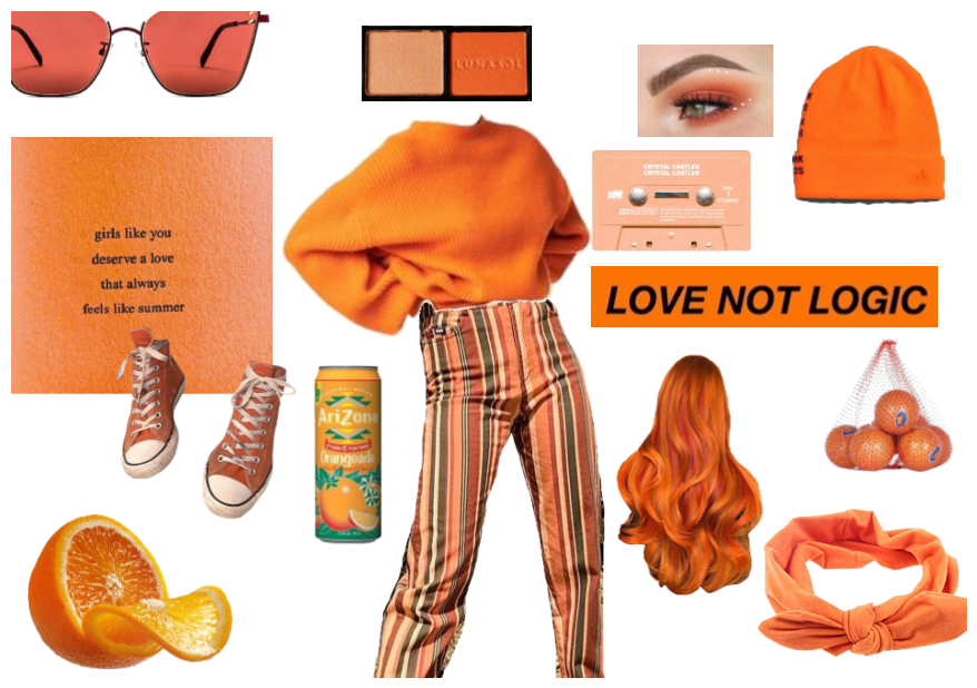 retro orange