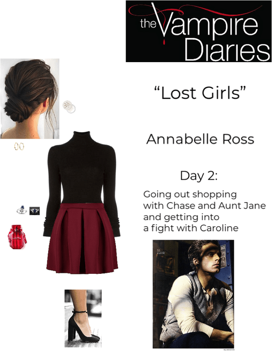 TVD: “Lost Girls” - Annabelle Ross - Day 2: Going out shopping with Chase and Aunt Jane and getting into a fight with Caroline