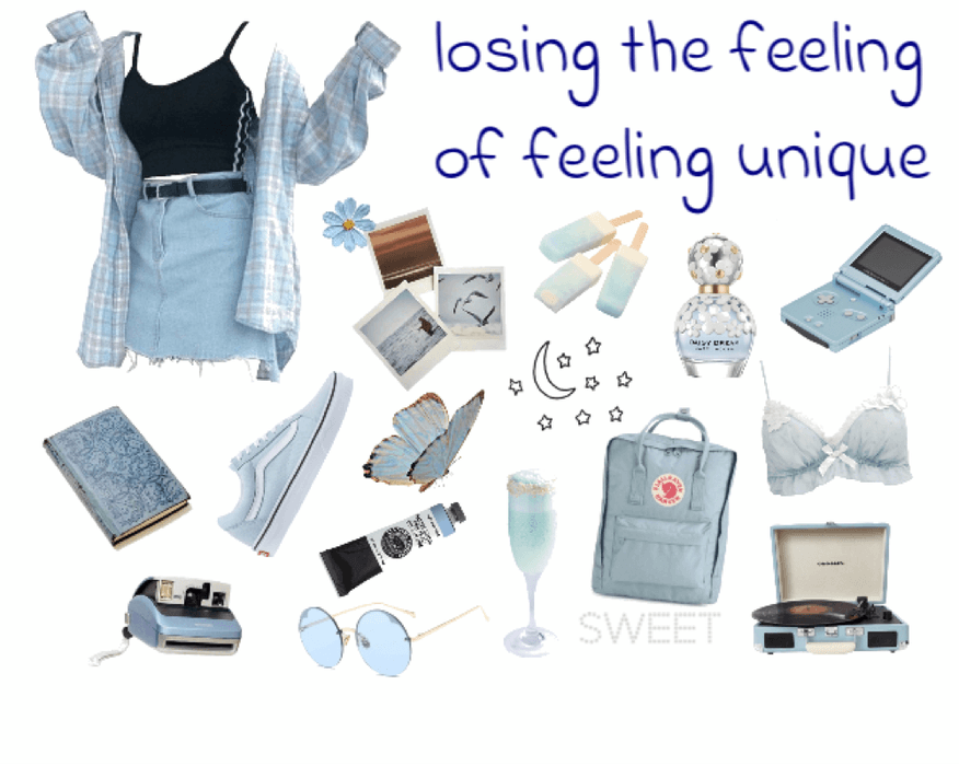 Baby Blue Outfit / Soft Aesthetic