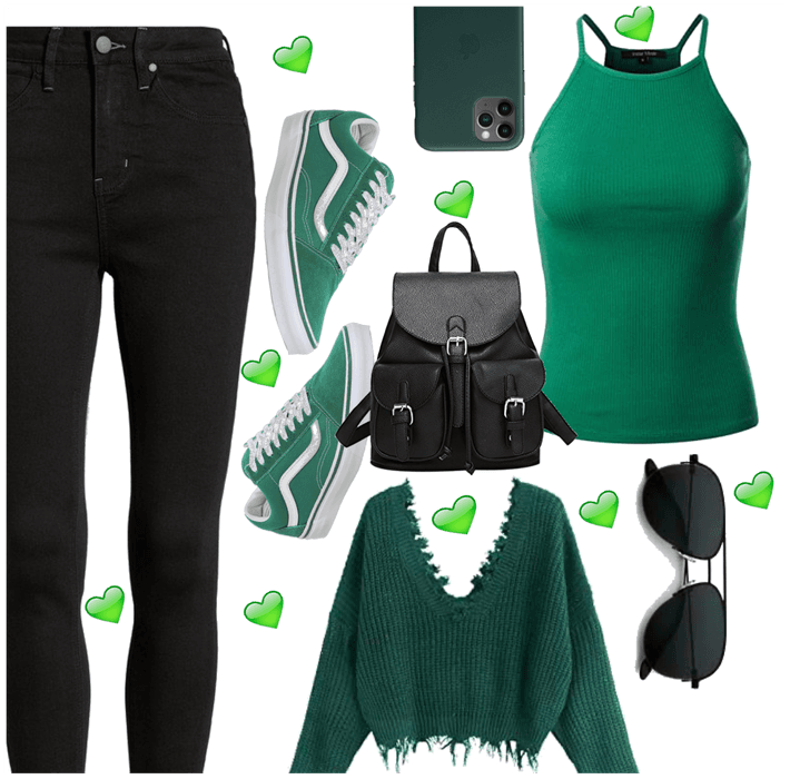 Green and black 💚🖤