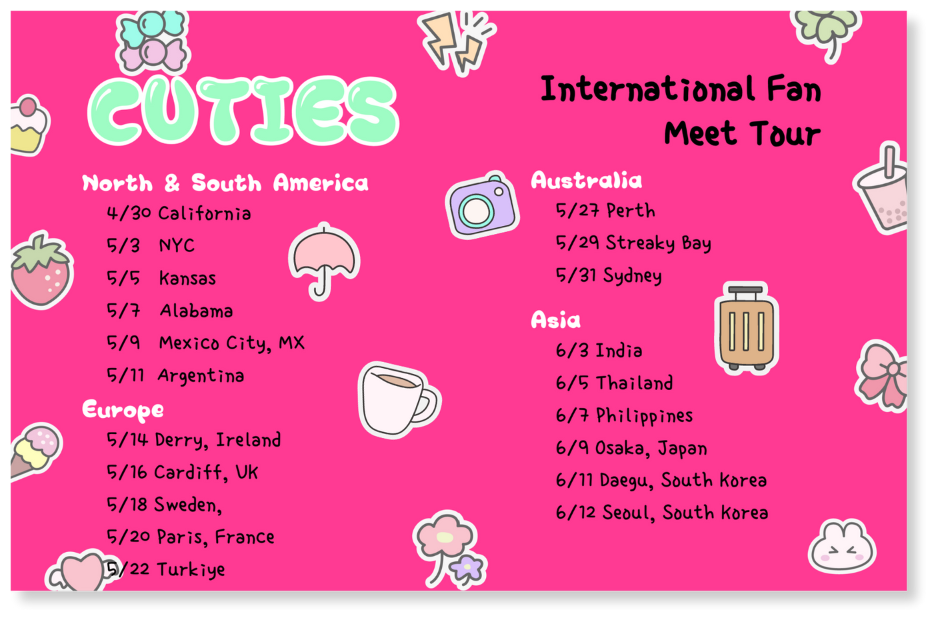 Hexy Girls | Cuties: International Fan Meet Tour