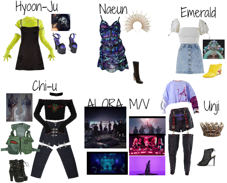 DDU-DU DDU-DU M/V Outfits #1 || Fake K-Pop Girl Group ALORA