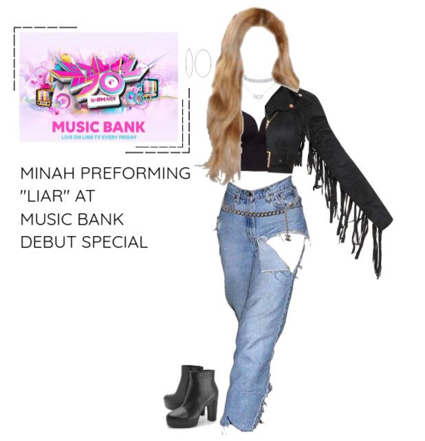 Minah Preforming "LIAR" At Music Bank & Debut