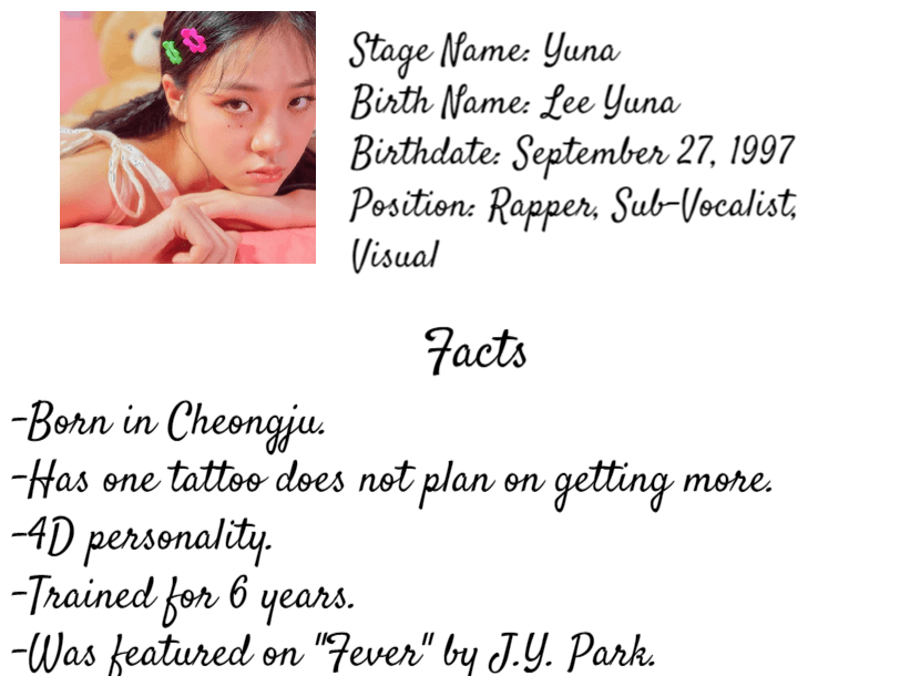 Yuna Profile