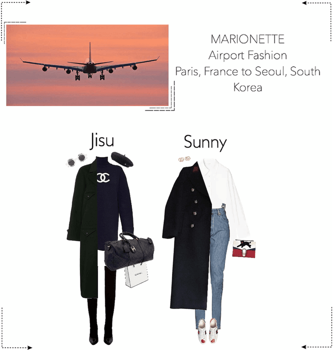 MARIONETTE (마리오네트) Airport Fashion | Paris, France to Seoul, South Korea