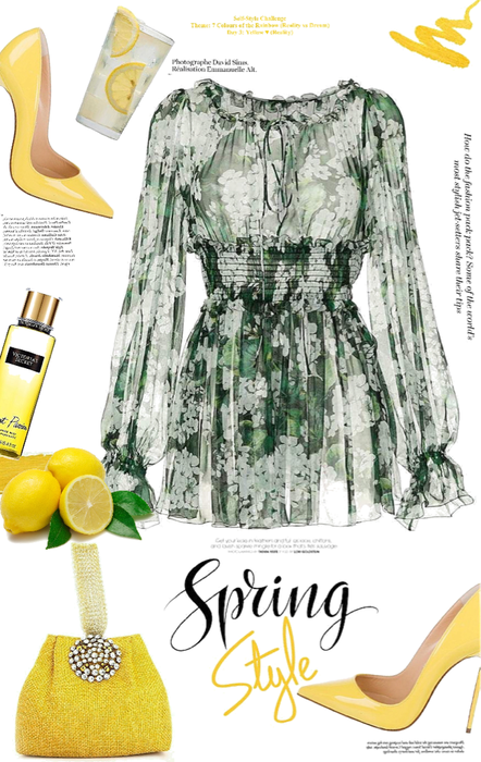 Spring Mini Dress 🍋