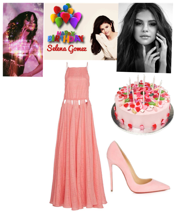 Selena gomez birthday outfit