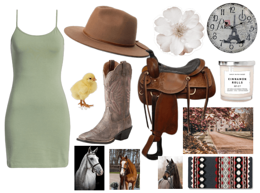 getting dresses up-country style