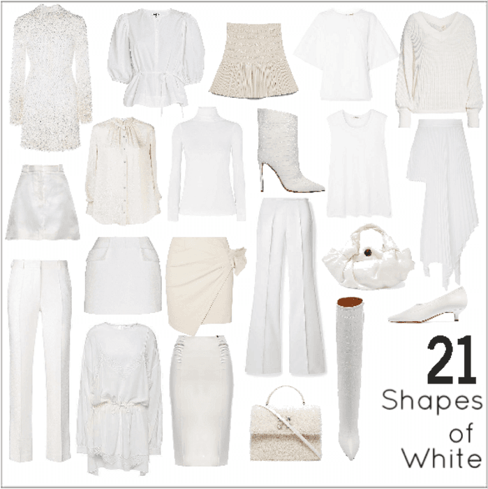 21 Shapes of White