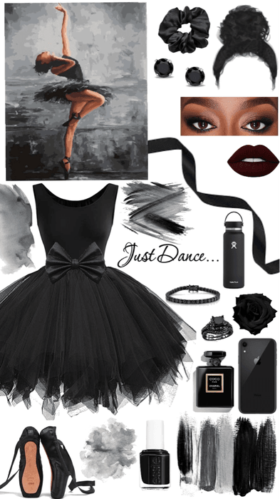 The beautiful black ballerina