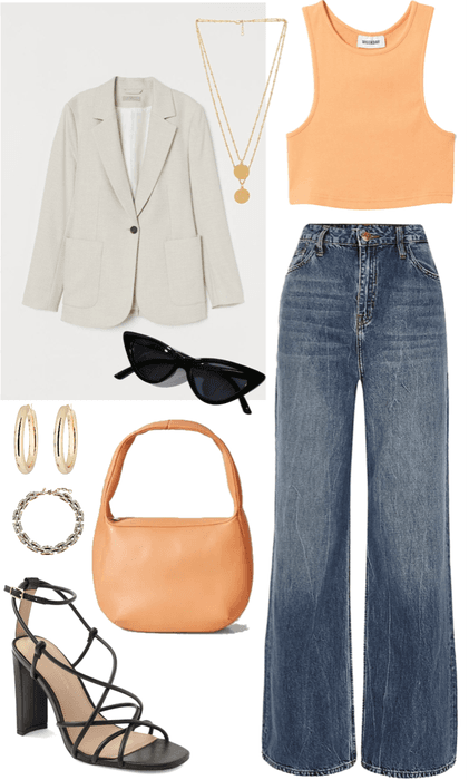 jeans and a cute top? -done-