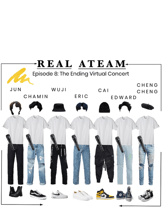 REAL ATEAM: Outfits