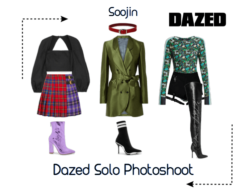 | VELVETMOON | Soojin Solo Dazed Photoshoot