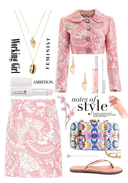 cancer style: pink paisley