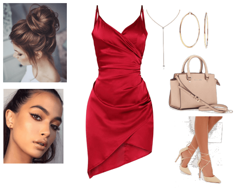 Silk Red Dress