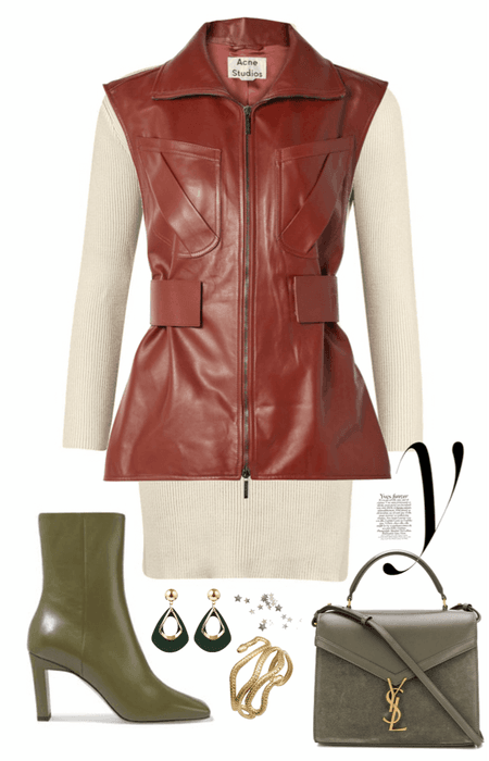 leather chic