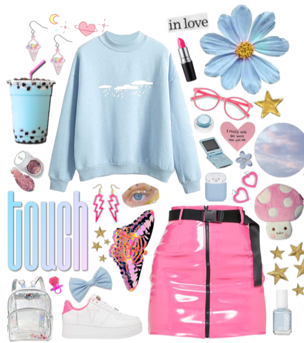 Blue and Pink Pastel