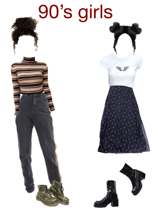 90s outfits for girls