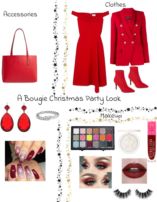 A bougie Christmas party look