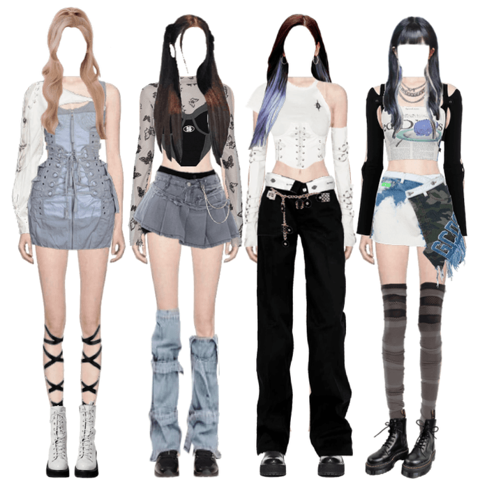 [ BLACKPINK - Shut Down ] stage outfits