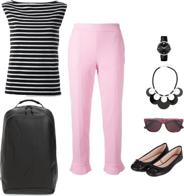 Air travel outfit