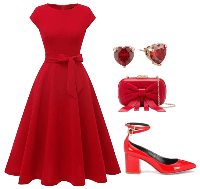 Vintage Inspired Valentines Day Outfit