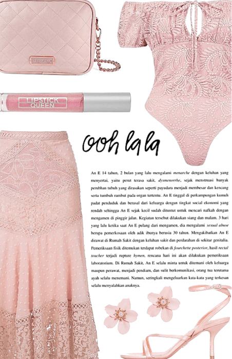 embroidered pink