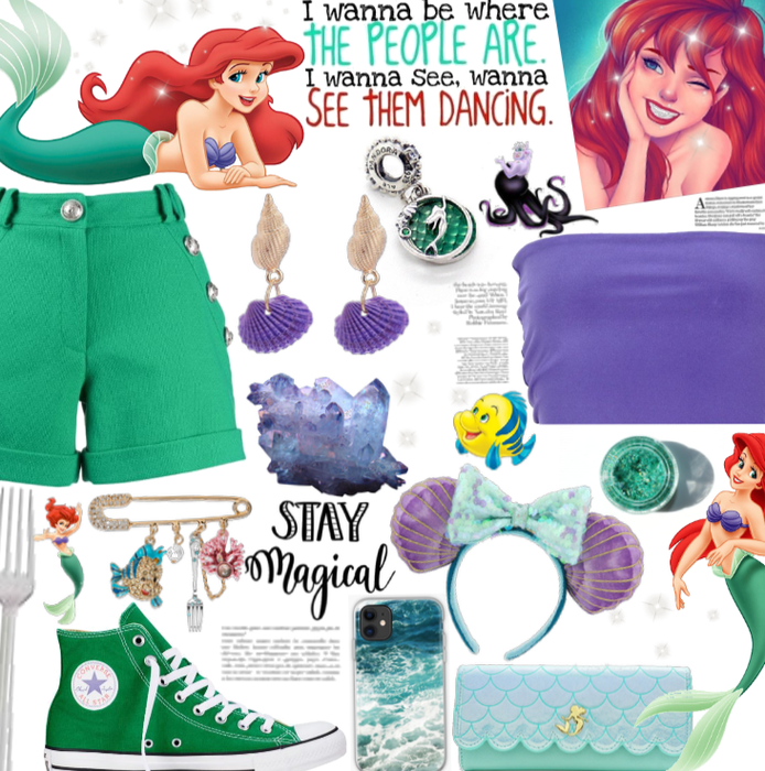 Ariel inspired Disney outfit