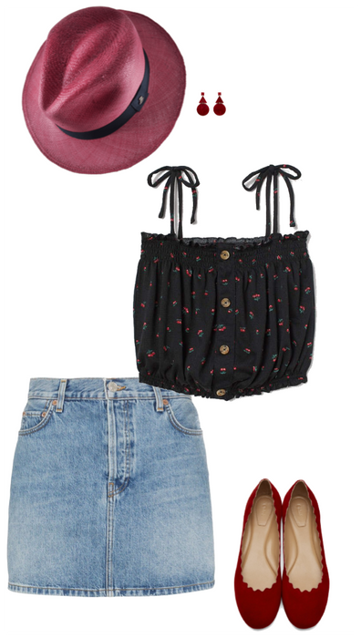 Red, Denim and Black with #EcuaAndinoHats