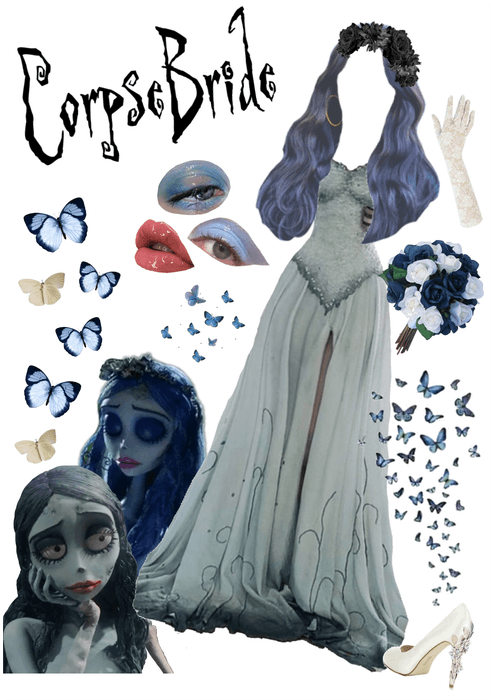 Dressed As The Corpse Bride....