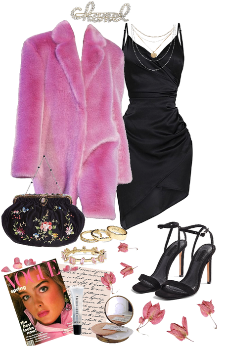 pink & black style | date night | party
