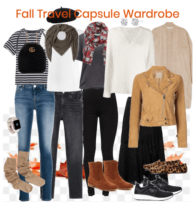 Fall Travel Capsule Wardrobe