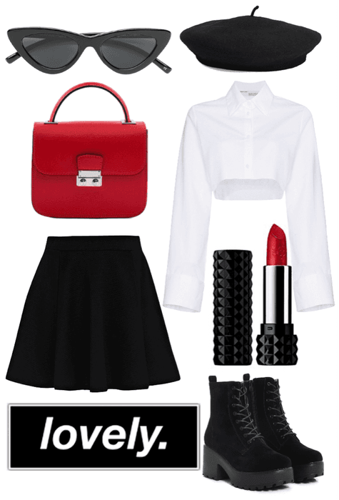 Black, White, and Red All Over