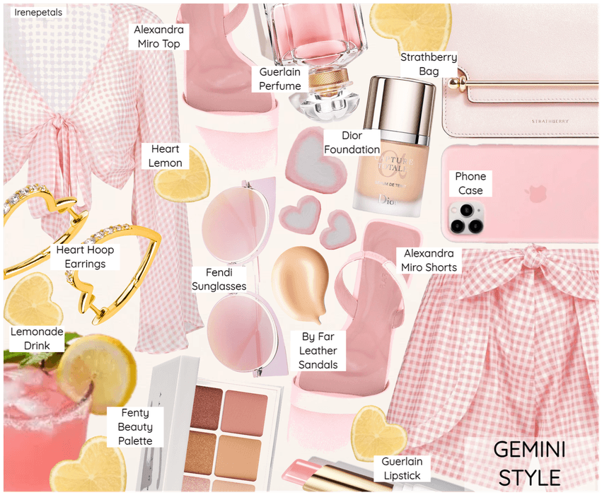Gemini Style: Pink Gingham 🍋 ( 5.27.2021 )