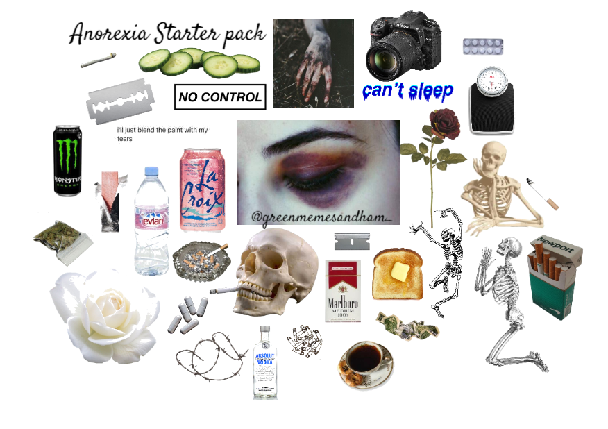 Anorexia starterpack