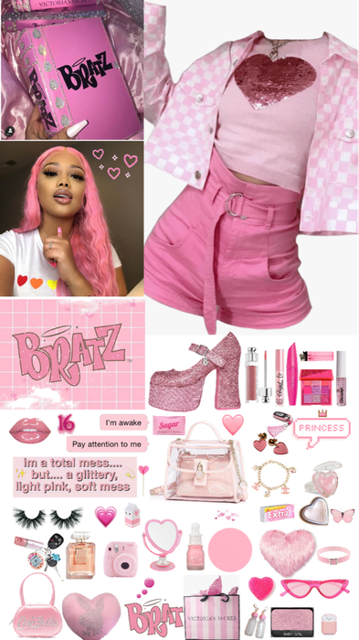Download free Beautiful Bratz Aesthetic Doll Quote Wallpaper