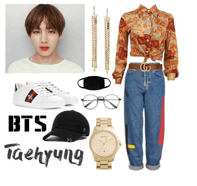 Taehyung airport inspired outfit