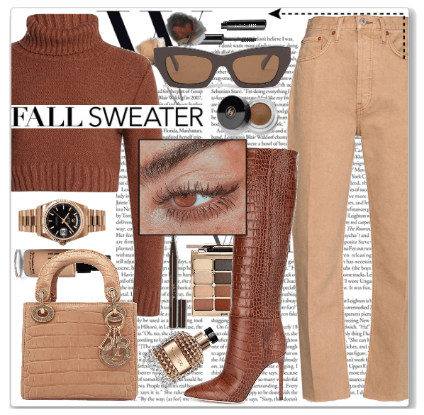 Nude fall outfit