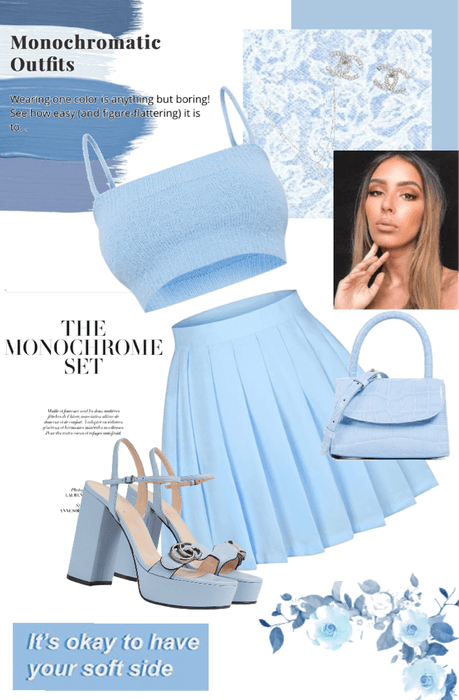 monochromatic: blue