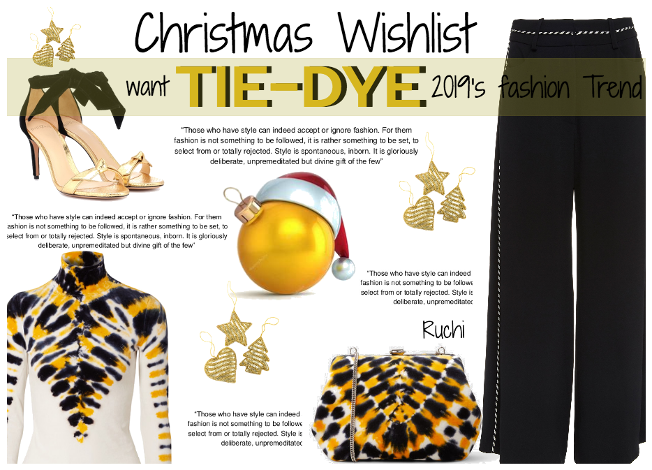 Christmas Wishlist-Tie-Dye is back