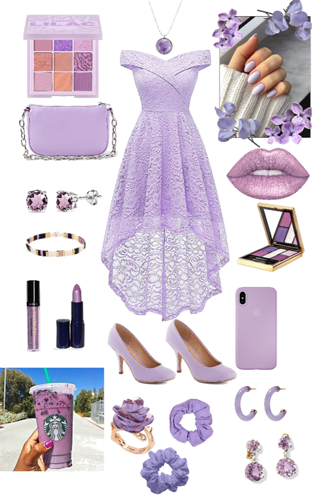 light purple dress aesthetic