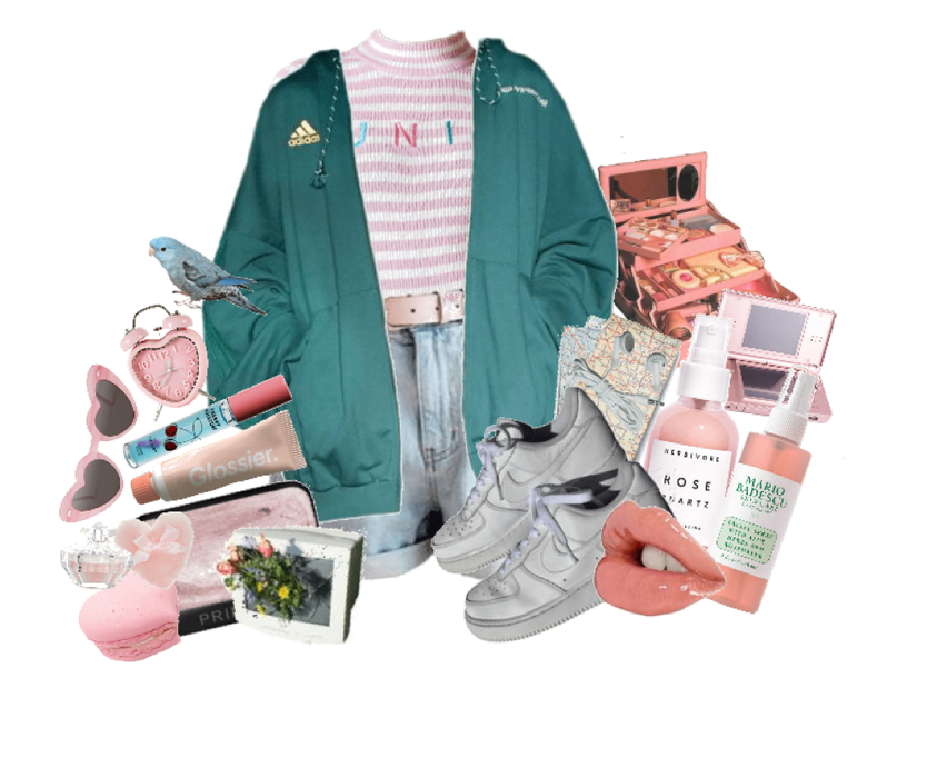 casual pastel outfit