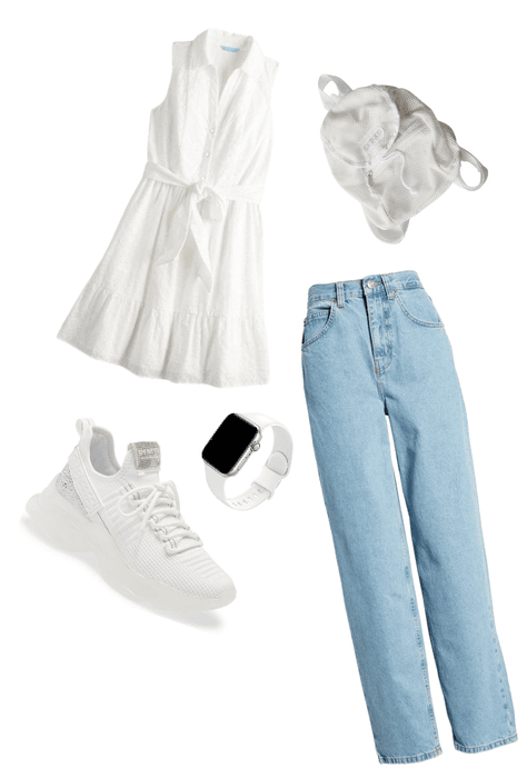 white teen clothes