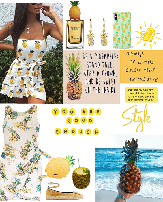 pineapple vibes (@we_girl contest)
