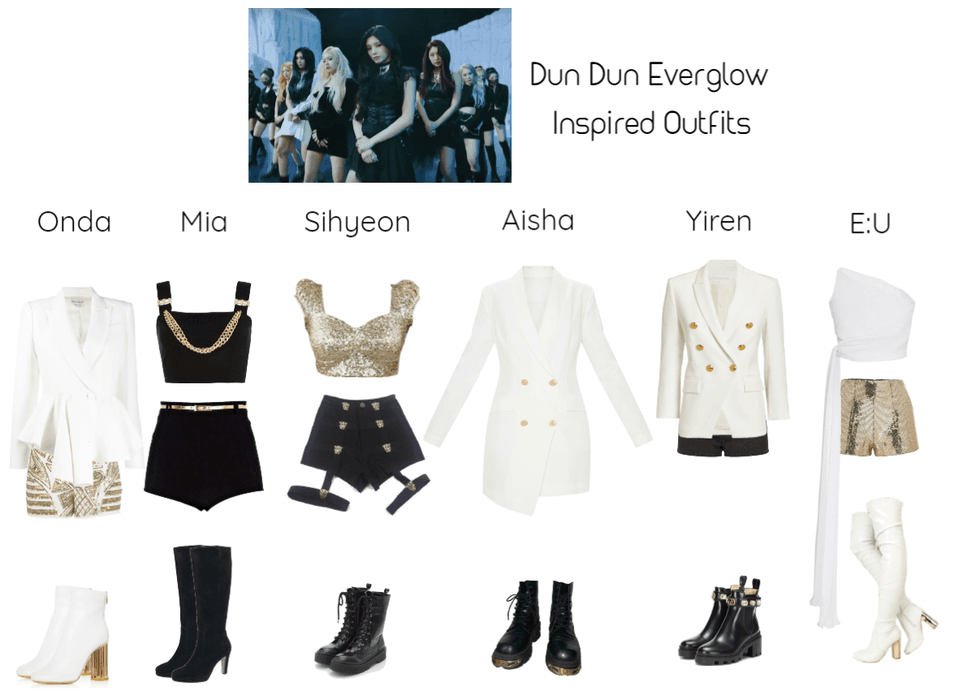 Dun Dun Everglow    Inspired Outfits