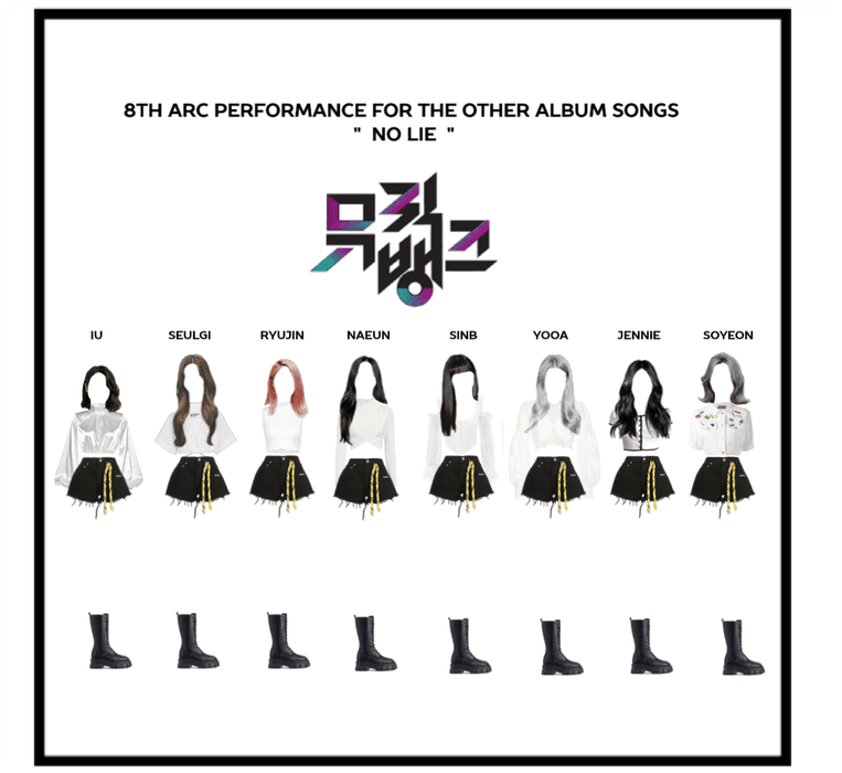 8th Arc comeback stage Outfits