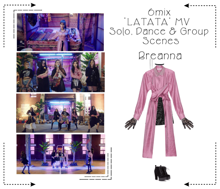 《6mix》LATATA' Music Video-Breanna 2nd Outfit Scene
