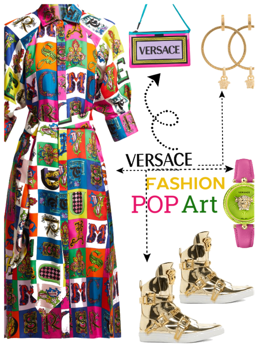 Versace Head 2 Toe/Spring Dress/PopArt